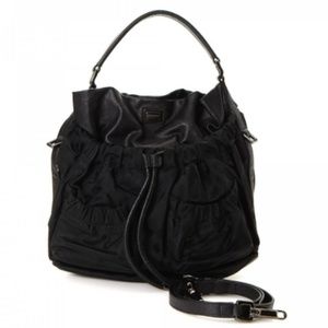 Burberry Beat Check Nylon Detail Two Way Shoulder